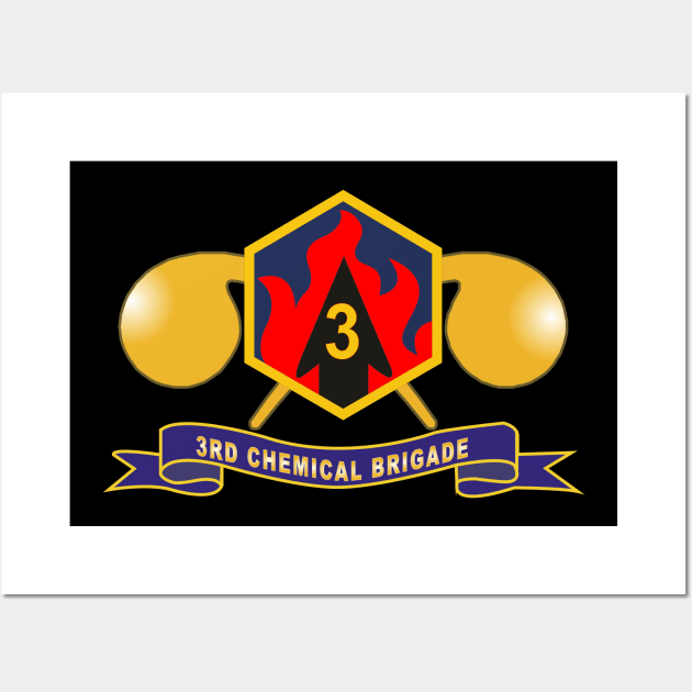 3rd Chemical Brigade - SSI w Br - Ribbon X 300 Wall Art by twix123844